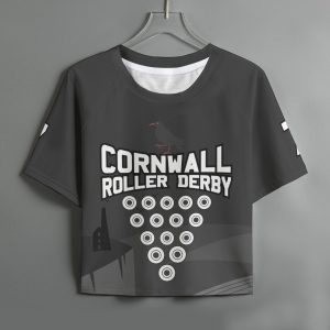 Team Version - Black - Cropped T-Shirt